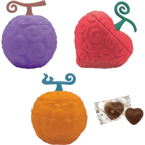 ワンピース 悪魔の実チョコ アソートセット 3種類各1個 ハート