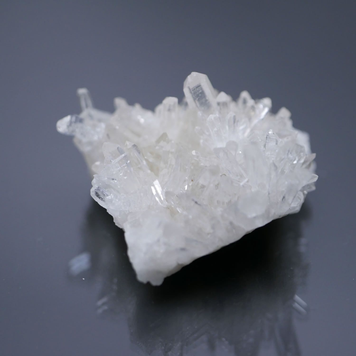 四川省産 菊花水晶 クラスター 1点物 約39g 天然石・置き物 空間