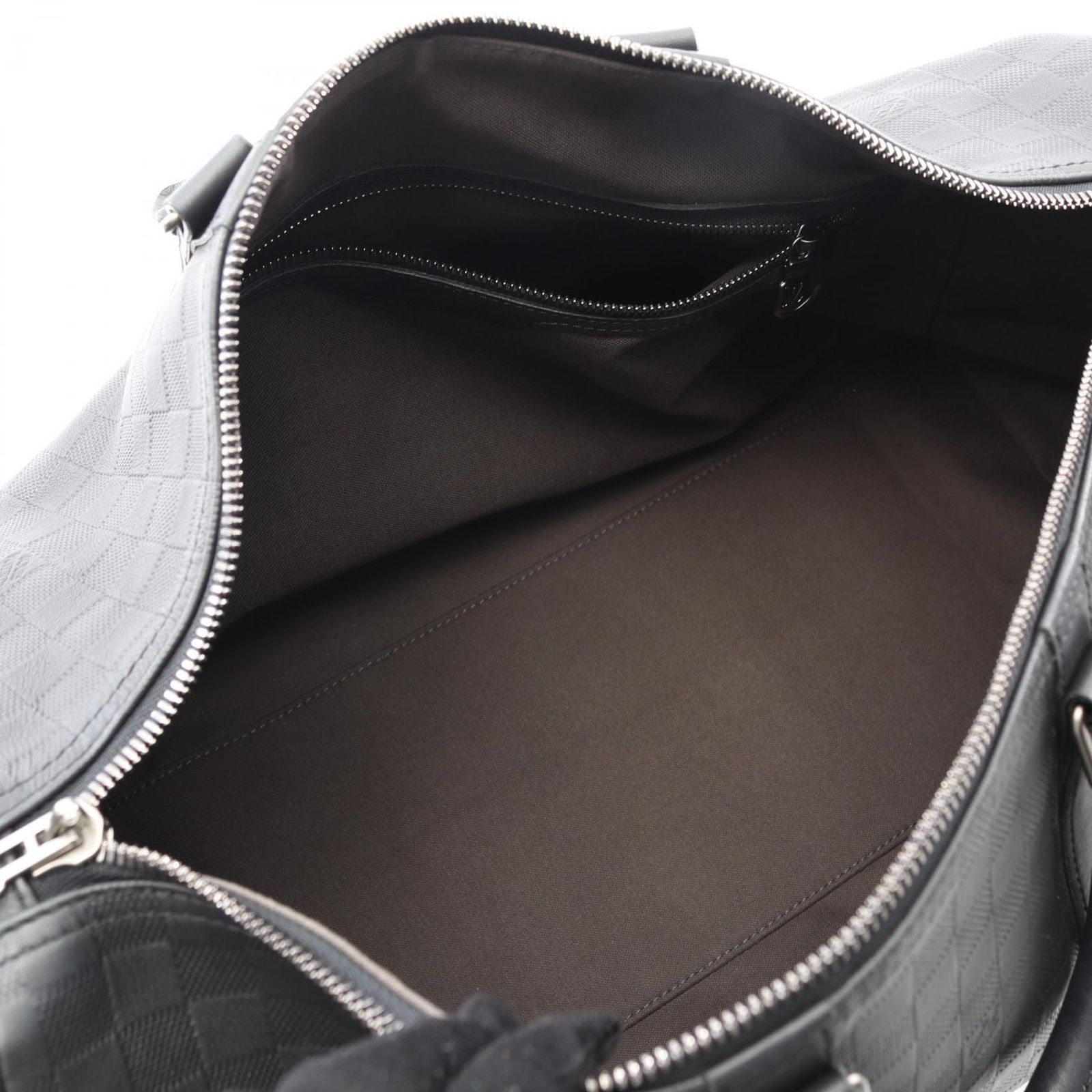 LOUIS VUITTONキーポル 45 鑑定付きN41145 ダミエアンフィニ LOUIS