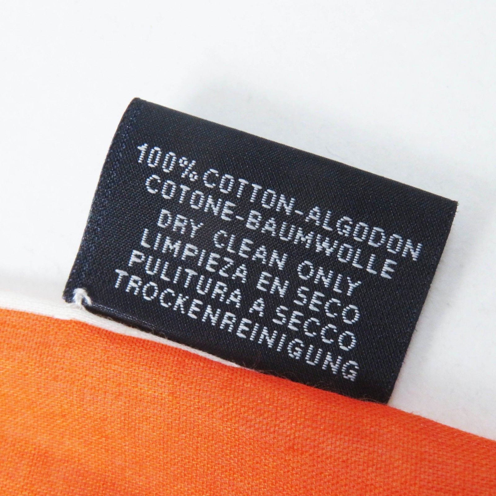 極美品◎HERMES エルメス ナウサ メガロ コットン Orange Boite 現行品  