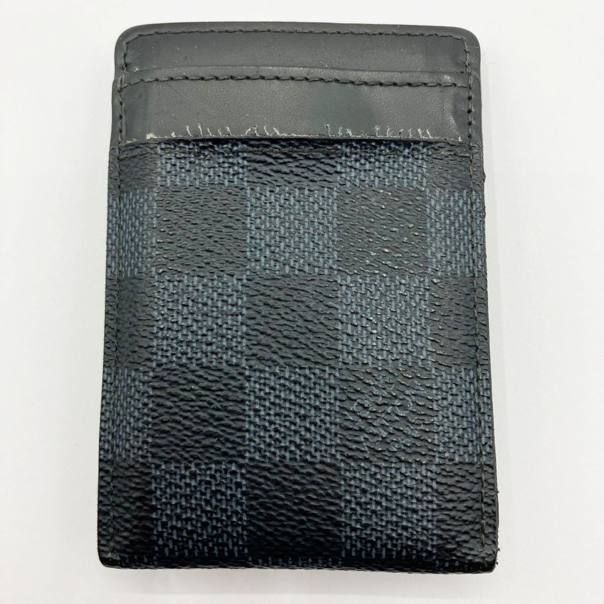 ルイ ヴィトン ダミエコバルト ポルト カルト パンス PVC カードケース 名刺入れ マネークリップ N63217 LOUIS VUITTON