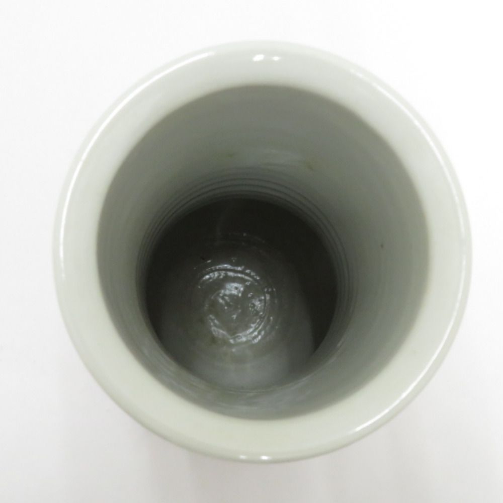 九谷焼 骨董・民芸品 インテリア 武腰潤 赤絵 花瓶 花入 花器 花生  