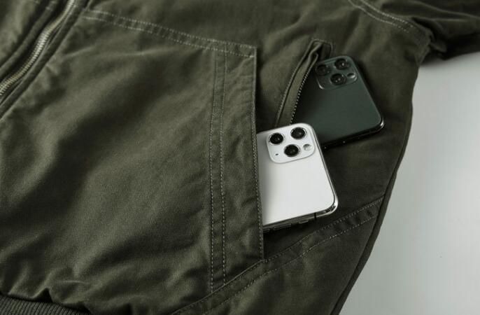 裏フリース ミリタリージャケット 新品?メンズ スタジアム