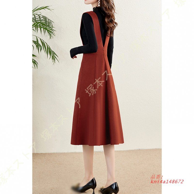 無地 深Vネック