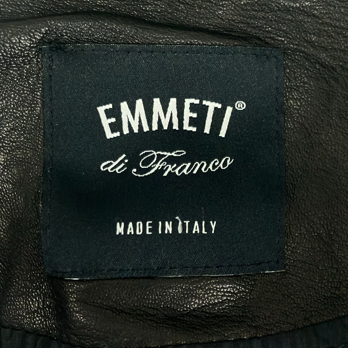 EMMETI エンメティ ラムレザーシングルライダースジャケット