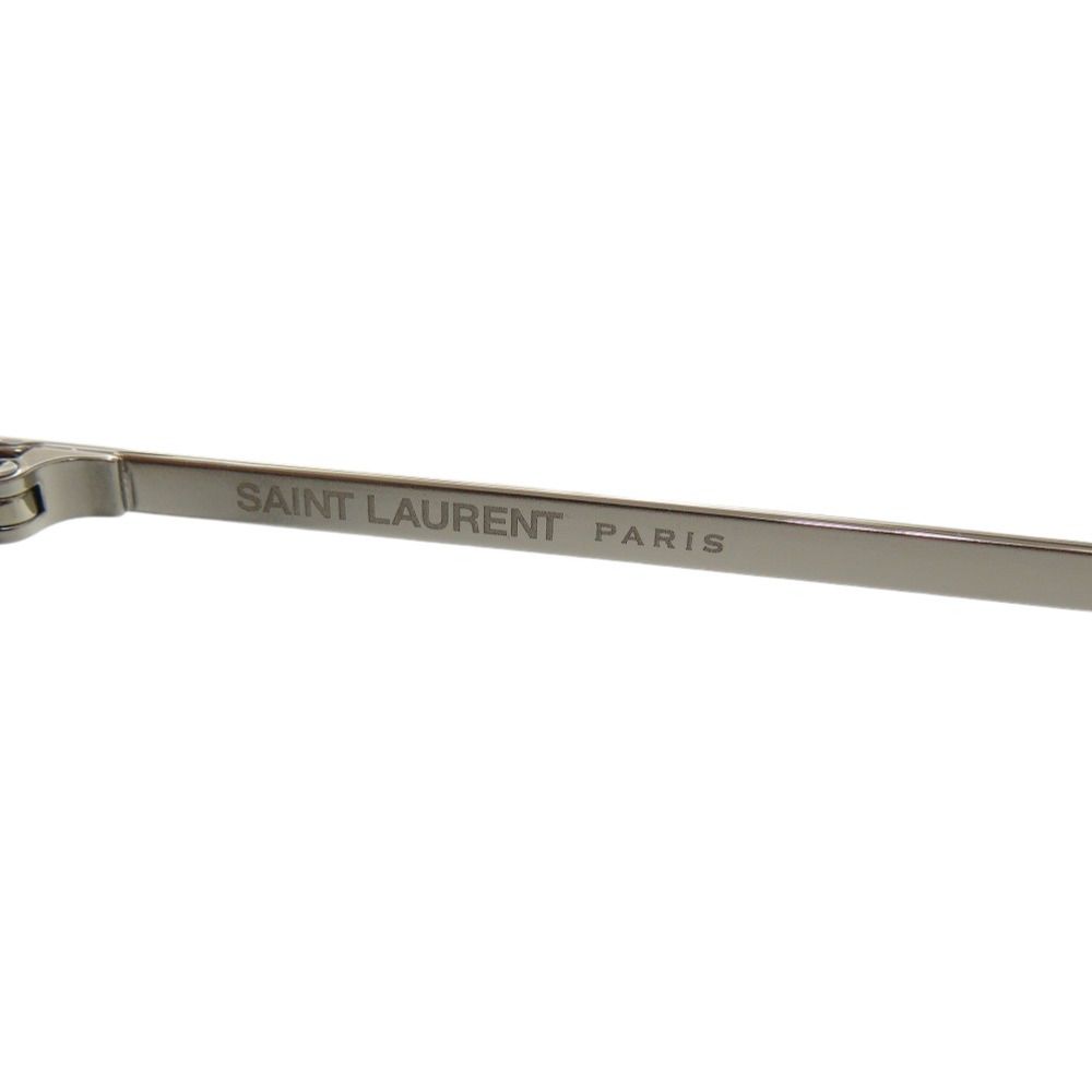 美品 サンローランパリ SL25/F 001 プラスチック ブラック 伊達メガネ  