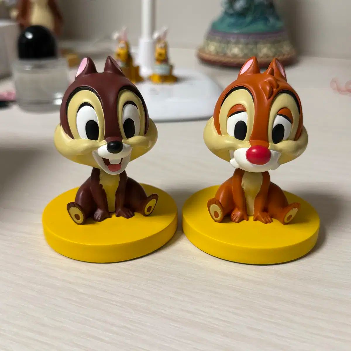 再々値下★香港 ディズニーチップ＆デール クリスタル arribas フィギュア Disney(ディズニー) チップアンドデール ベビー フィギュア