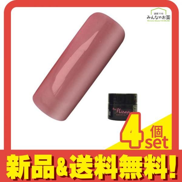 Miss Mirage(ミスミラージュ) ソークオフジェル シアー ミセスピンク S17S 2.5g 4個セット まとめ売り