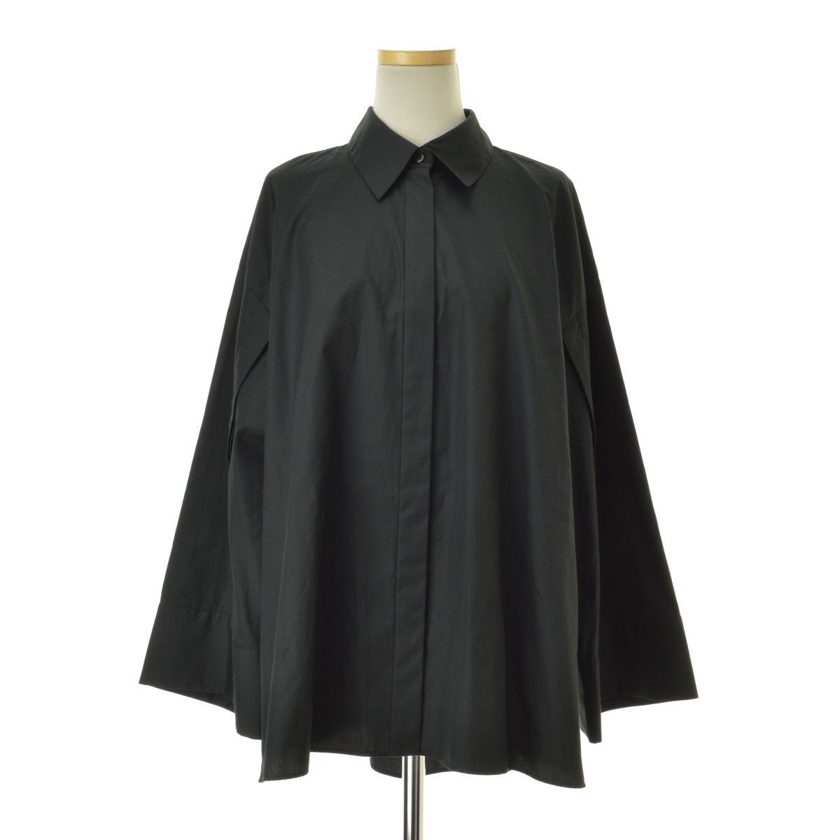 1er Arrondissement コットンブロードケープシャツ 美品 1er 