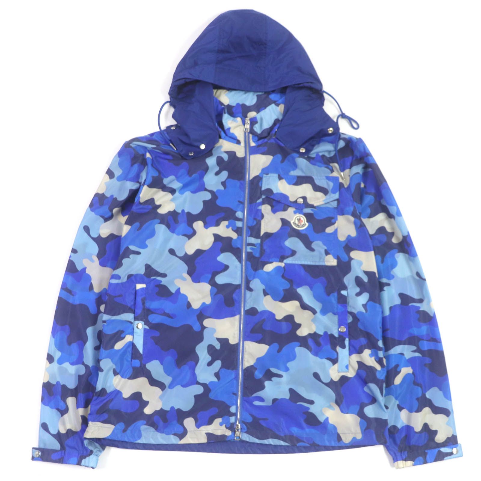 Moncler 花柄フード付きジャケット MONCLER】Anthericumダウンジャケット 花柄 ロゴ 2way ベスト (MONCLER