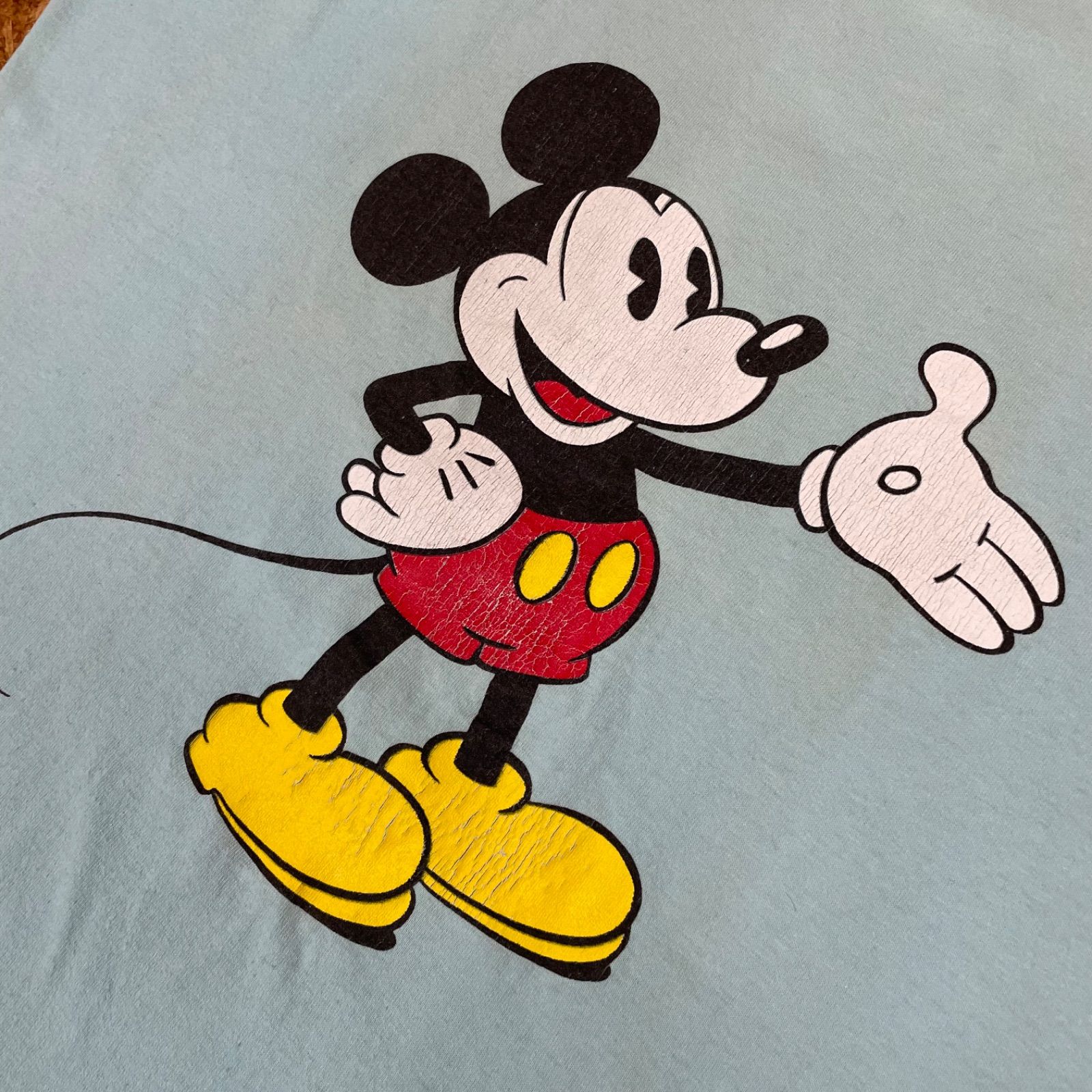 USA製 '80s Disney ミッキーマウス プリントタンクトップ XL