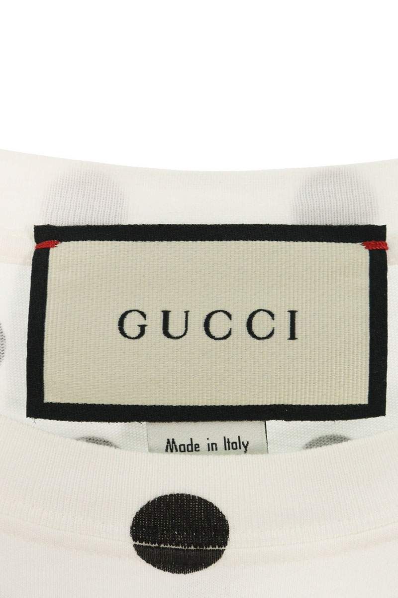 グッチ 615044 XJCLK ポルカドットロゴTシャツ メンズ S - メルカリ