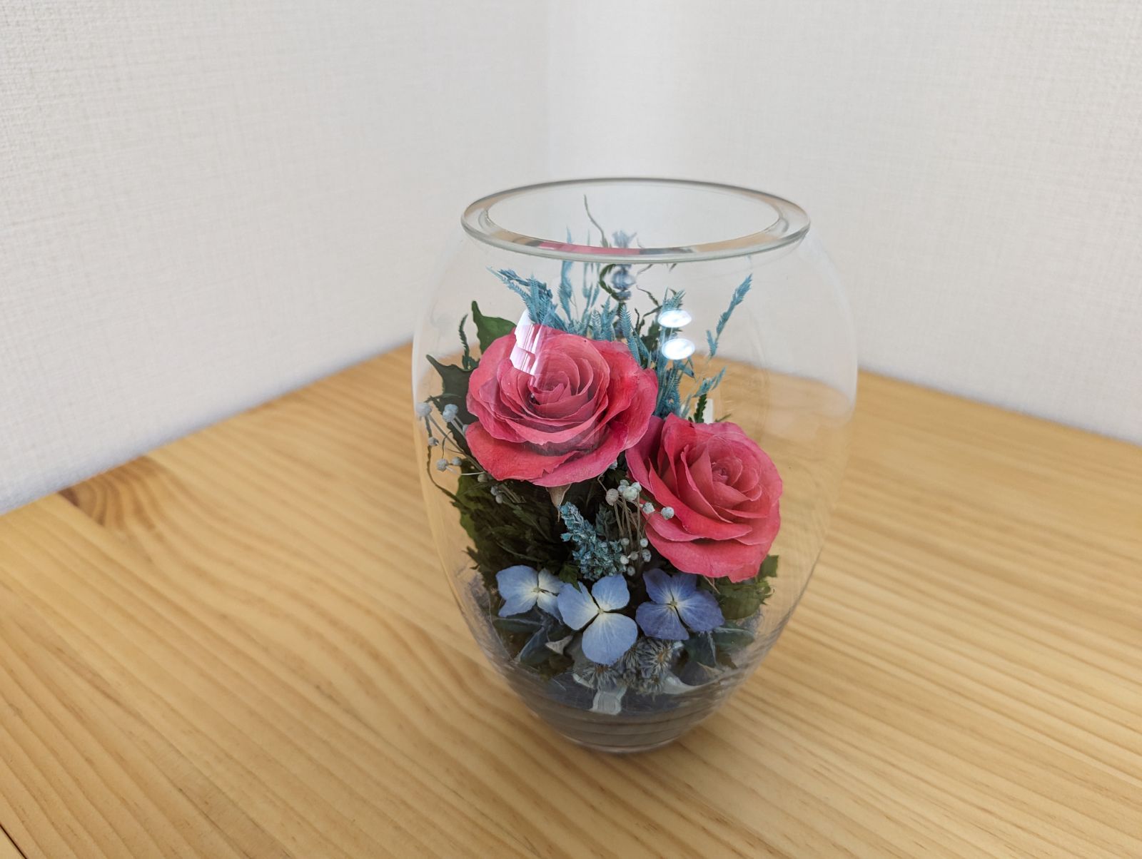 ボトルフラワー】ドライフラワー（ピンク） 花瓶型 セール お祝い用