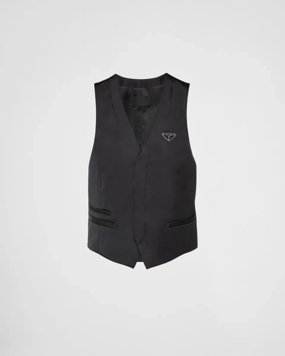 PRADA black Nylon Vest 46 プラダ PRADA black Nylon Vest 46 プラダ