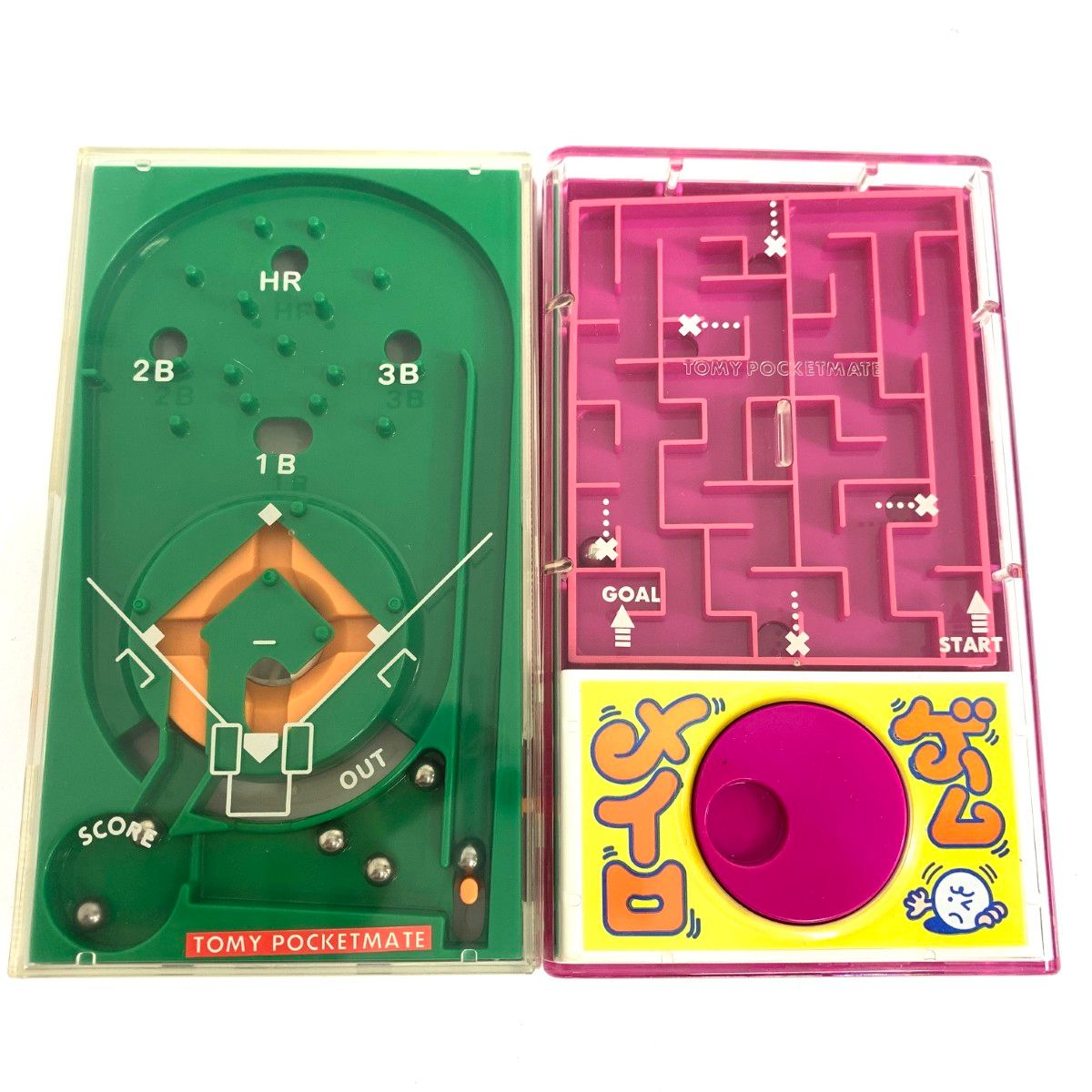 TOMY トミー ポケットメイト 1.野球ゲーム 3.メイロゲーム 2個