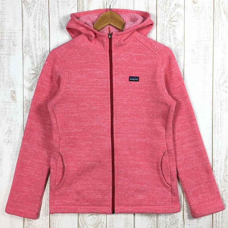 GIRLs XXL パタゴニア ガールズ ベター セーター フーディ Girls Better Sweater Hoody フリース ジャケット  PATAGONIA 65700 MRC ピンク系