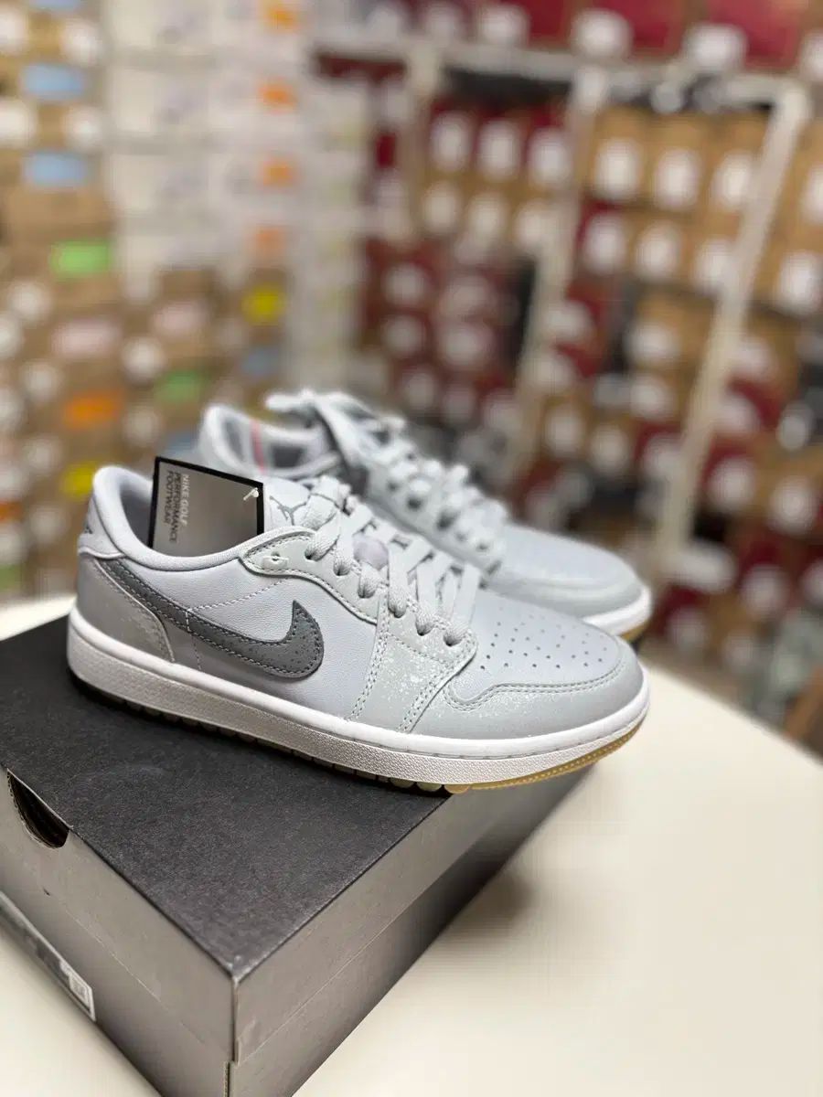 NIKE AIR NIKE AIR JORDAN 1 Low ナイキ ウルフグレー メンズ27cm 