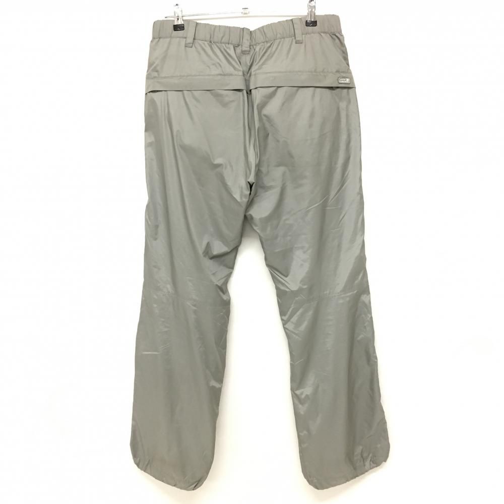 パーリーゲイツ パンツ ライトグレー 蓄熱裏地 裾ドローコード メンズ