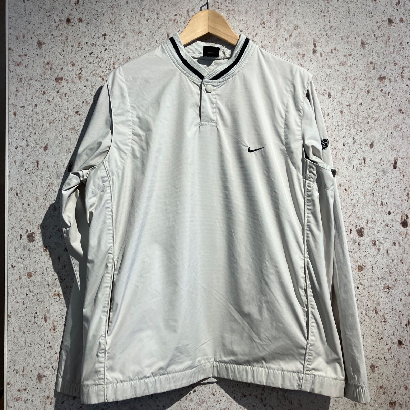 00s NIKE GOLF ロゴ刺繍プルオーバー ナイキゴルフ