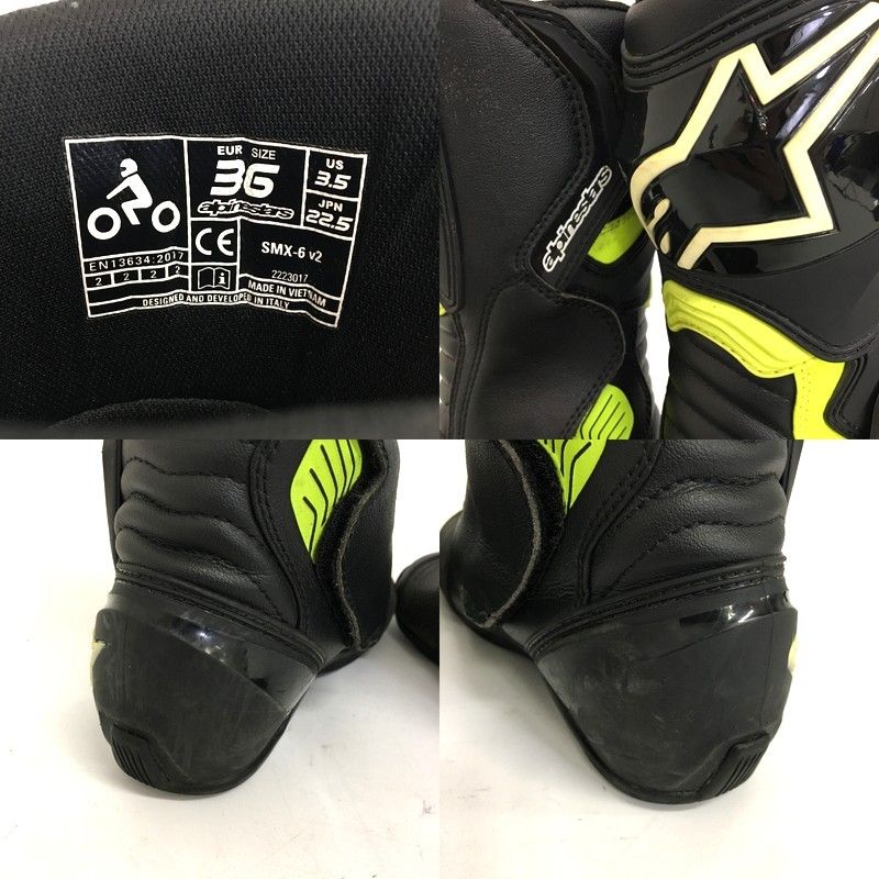 取寄せ ALPINESTARS BOOT SMX-6V2 VNT B/R/W 36 2223017-1320-36 #DRAG #34041152 : Alpinestars SMX-6 v2 Vented Boots (37) (BLACK⁄RED