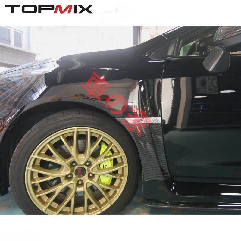 スバル 11代目インプレッサ WRX STI 用 カーボン製フェンダーダクト エアアウトレット パーツ FFCRYSTALESIA_COM