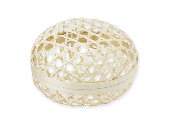 カゴ 六ツ目編マリモ篭15 生地 10個