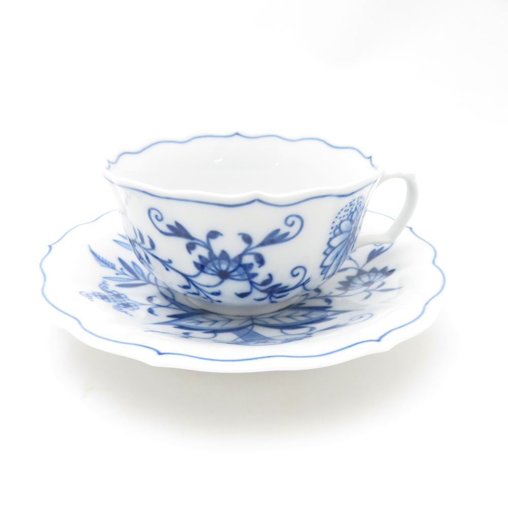 ♥ MEISSEN マイセン ブルーオニオン ティーカップ＆ソーサー SM4704U2