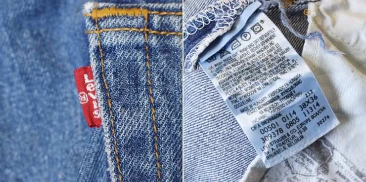 90s Levis ユーロリーバイス501ジーンズデニムパンツW38 ss177 - メルカリ