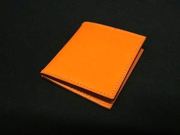 HERMES エルメス 写真立て ミニ フォトフレーム - オレンジ系 レザー