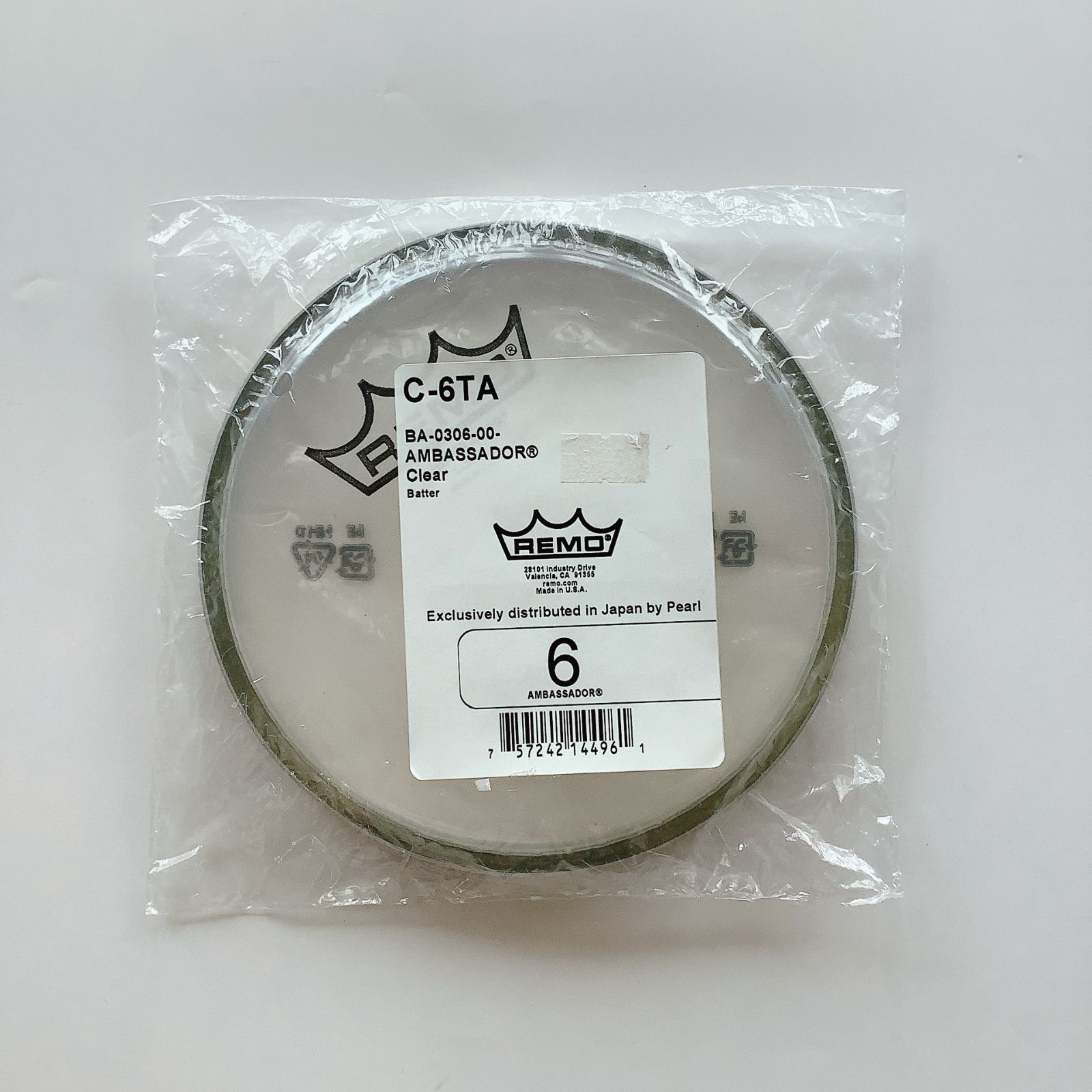 新品］ドラムヘッド レモ C-6TA、C-8TA、C-10TA 3枚セット REMO ( レモ