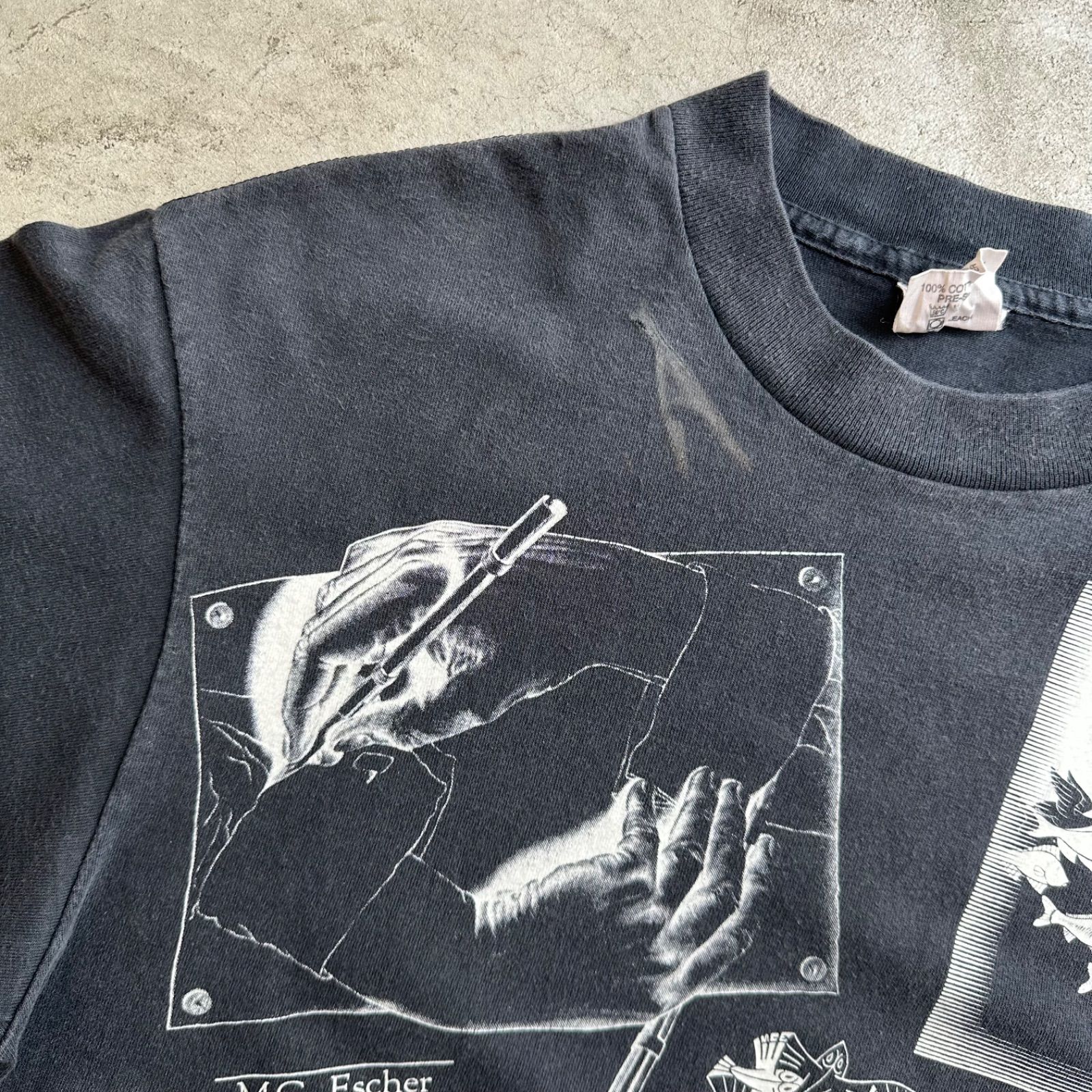 90s エッシャー usa製 ブラックXL アートT Three Spheres 90s エッシャー Three Spheres アートT XL USA製古着 - メルカリ