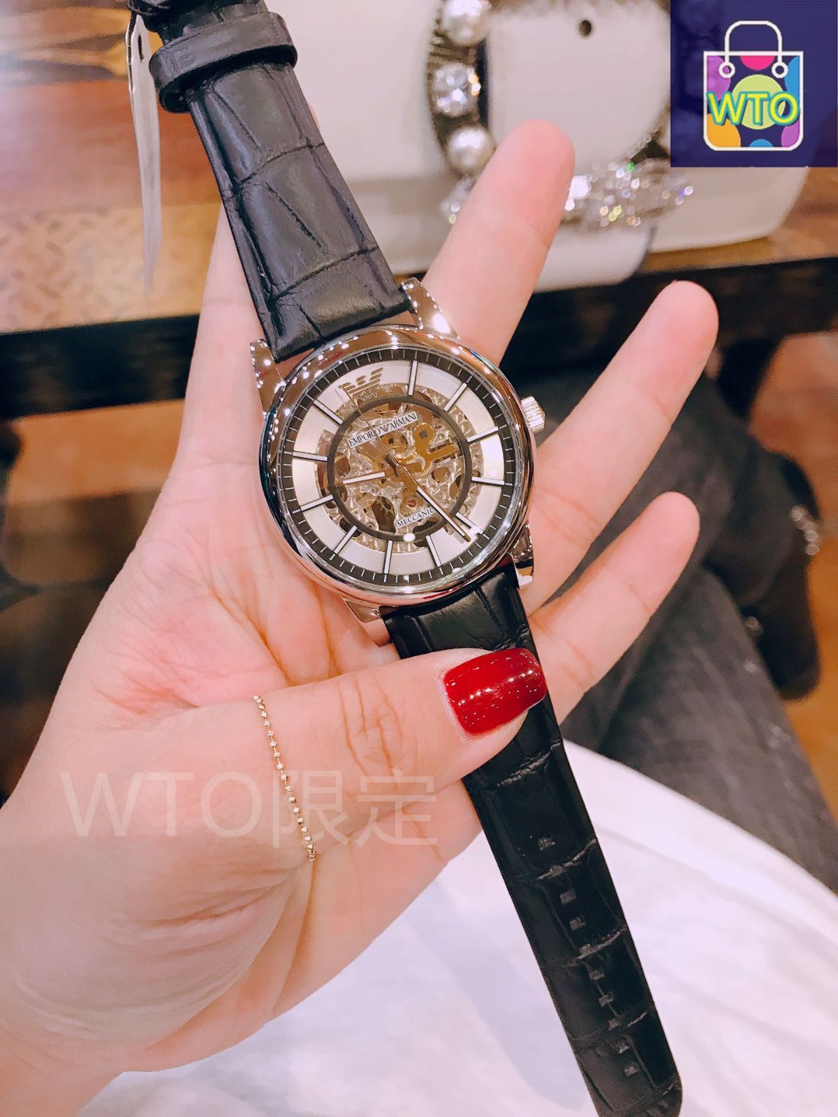 今日特価】Armani アルマーニ 全透かし彫り - メルカリ