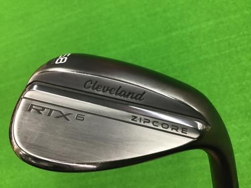 クリーブランド Cleveland RTX-6 ZIPCORE ブラックサテン 58°|06° LOW ウェッジ WG Dynamic G フレックスS メンズ 男性用 右利き 右用 Cランク ゴルフクラブ