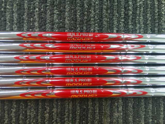 MODUS3 TOUR115Sシャフト7本セット中古品(美品) N.S.PRO MODUS3 TOUR115 （S)7本セット 日本シャフト シャフト