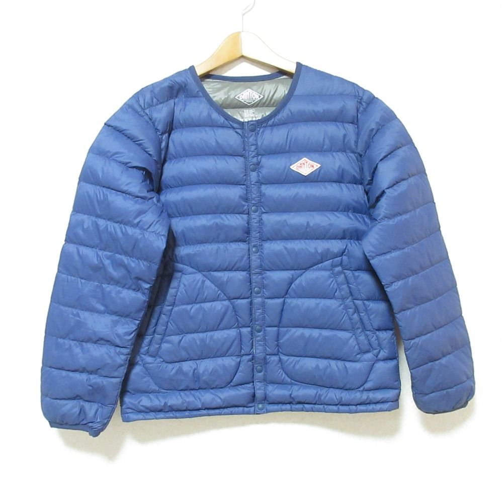 （未使用品）DANTON ネイビー ジャケット サイズ36 極美品】DANTONダントン インサレーションジャケット 36ネイビー