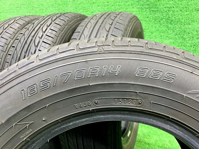 DUNLOP サマー ダンロップ EC202 185 70R14 4本 3ミリ 2020年 FFCRYSTALESIA_COM