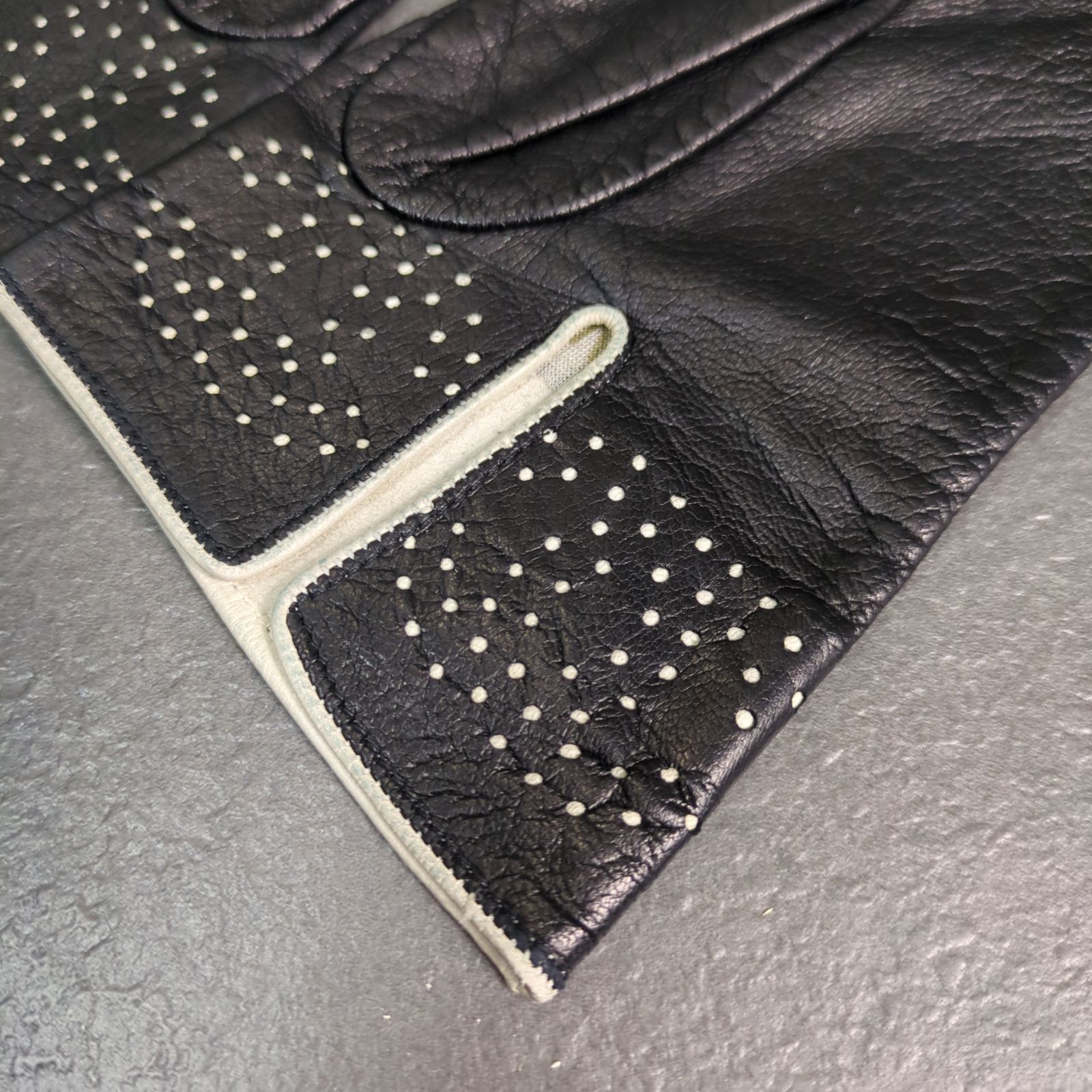 Vintage CHANEL 7 1/2 ココマーク レザーグローブ ヴィンテージ