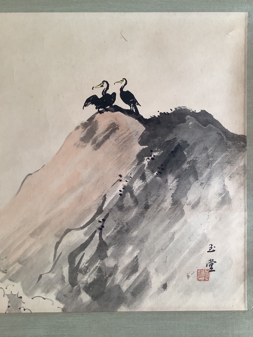 豊富な格安川合玉堂　　　水墨画（淡彩）　　春雪 コレクション