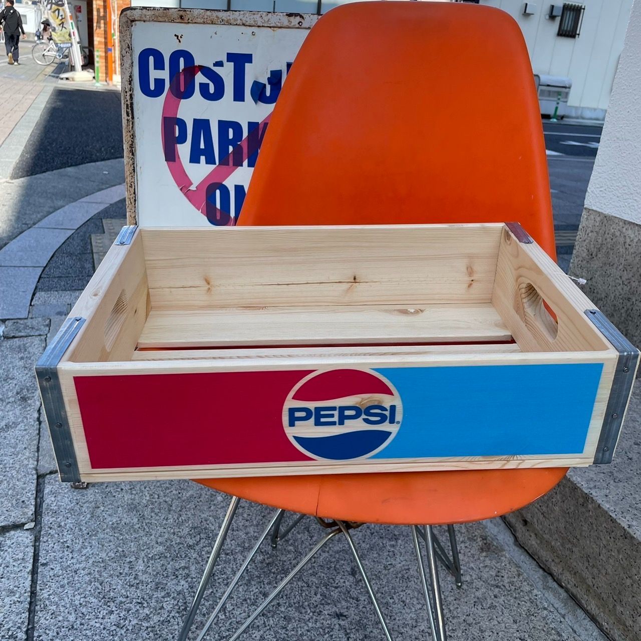 ペプシコーラ ヴィンテージ木箱　2個 PEPSI ペプシコーラ ウッドボックス ［PEPSI-2］ WOOD CRATE ドリンク