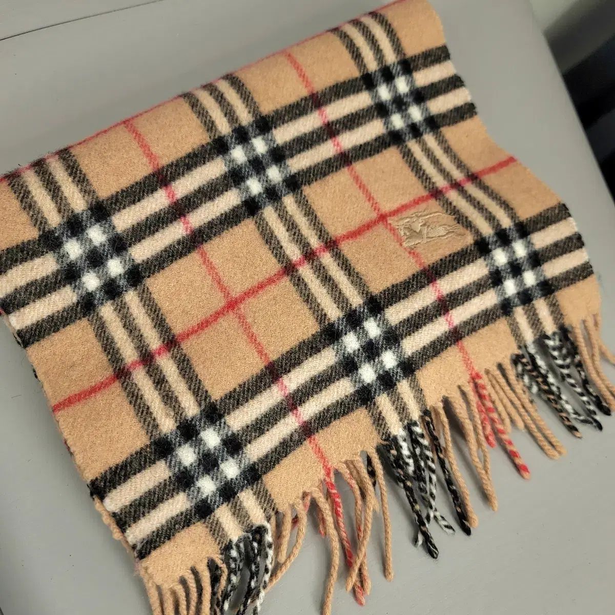 BURBERRY バーバリー ウール マフラー 感のある ベージュ チェック