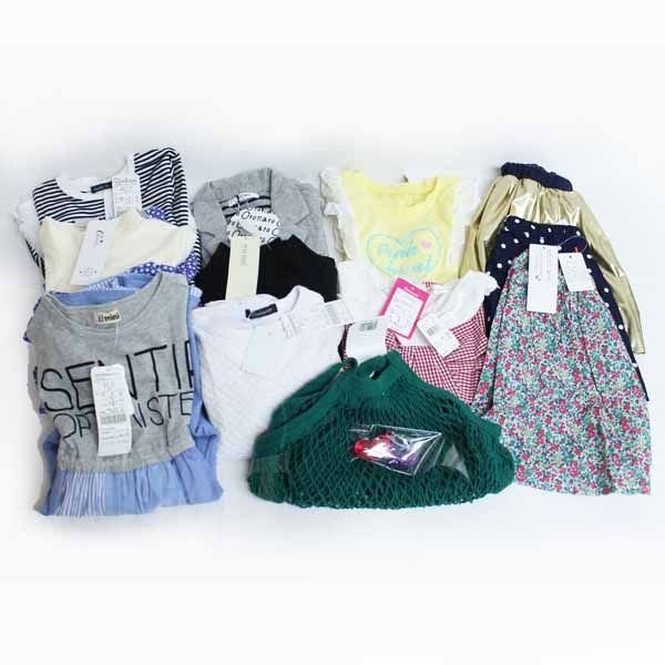 新品未使用 女の子 子供服 120サイズ まとめて 11点 ワンピース トップス ボトムス おまけ付き A41265