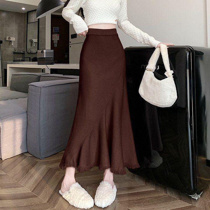 ハイウエスト ロング丈