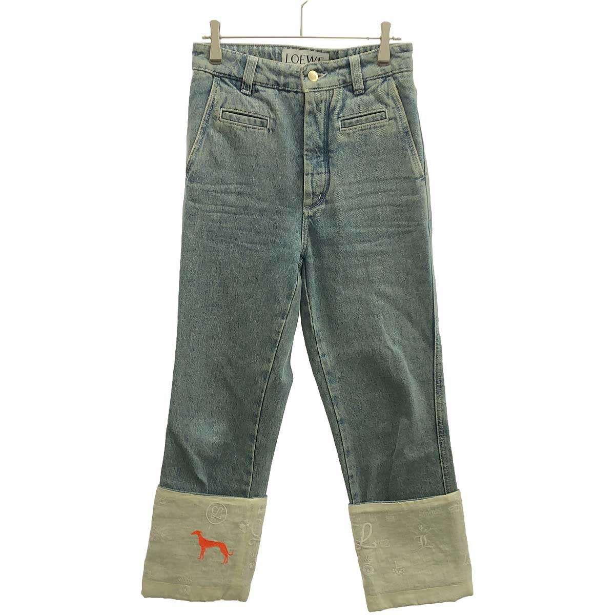LOEWE フィッシャーマンデニムパンツ インディゴ LOEWE ロエベ フィッシャーマン デニム パンツ インディゴブルー