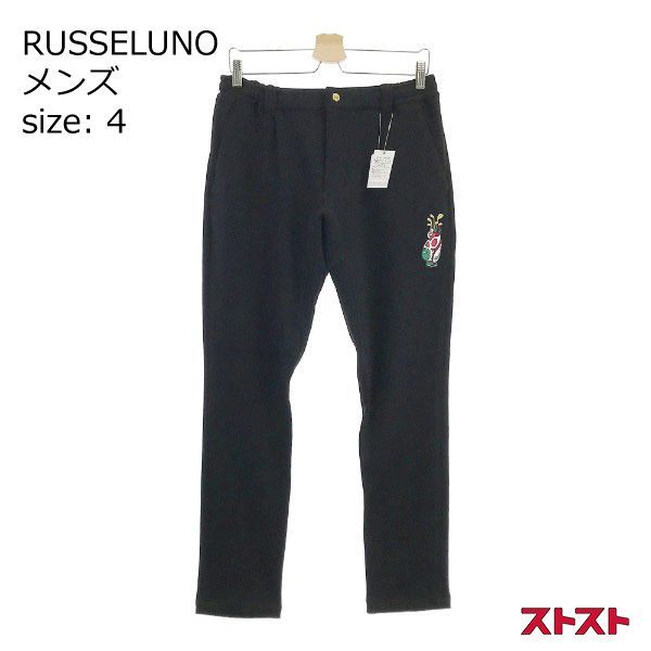 RUSSELUNO ラッセルノ 2022年モデル ストレッチパンツ ブラック系 4  