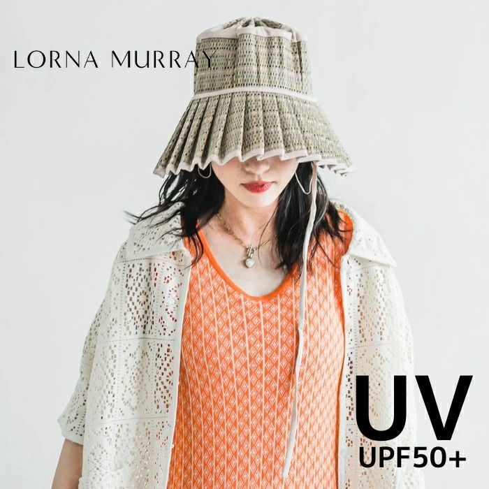 新品同様★Lorna Murray★capri white haven ハット LORNA MURRAY 帽子 ハット 「別注」Anan Bespoke Capri