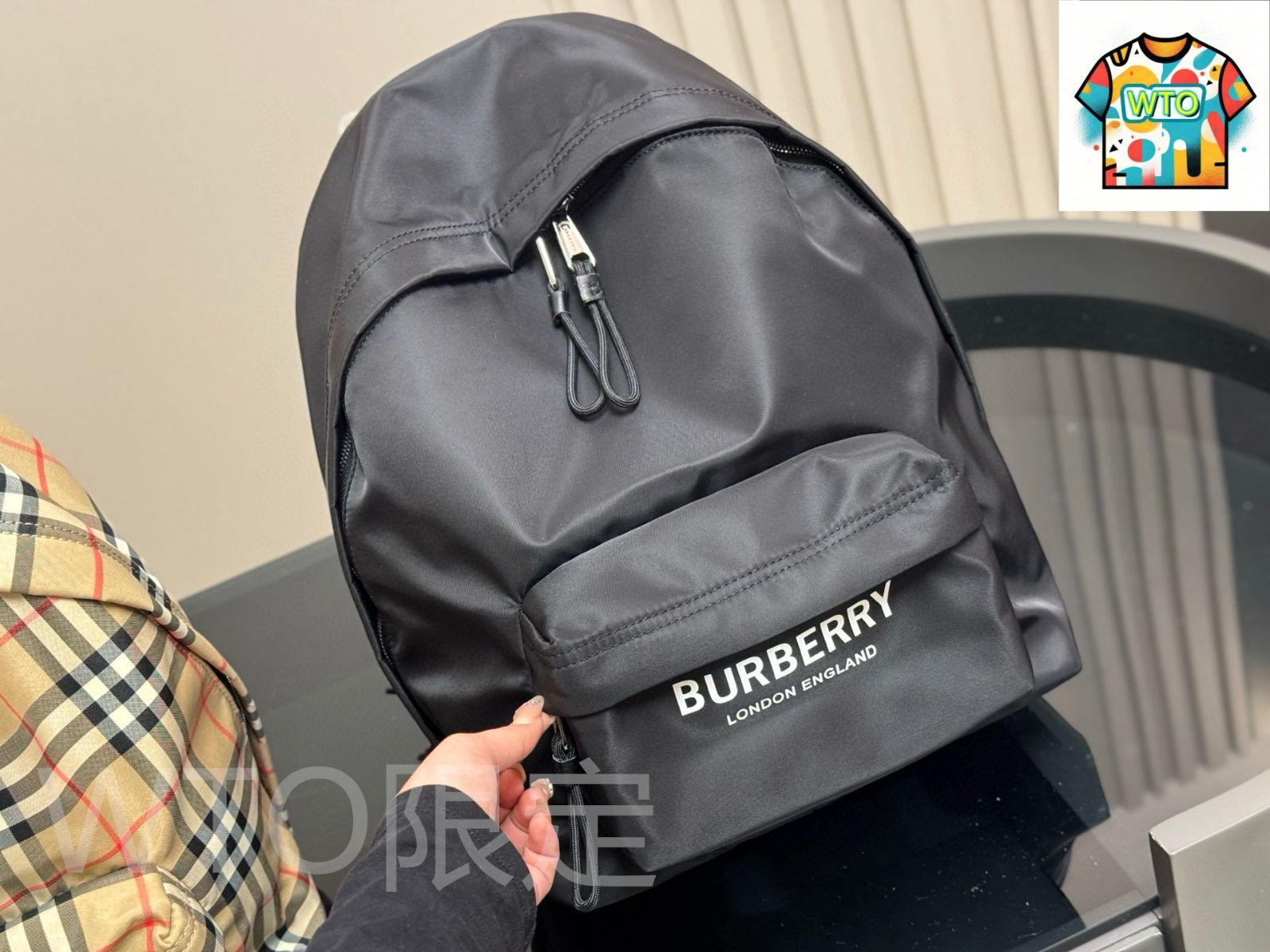 今日WTO】Burberry バーバリー リュックサック 標準的な密織り