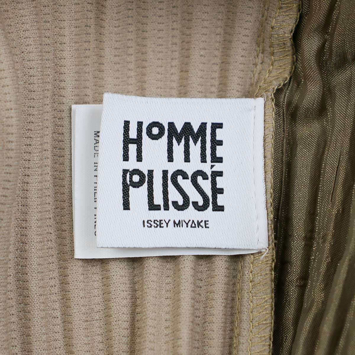 【美品】HOMME PLISSÉ ISSEY MIYAKE CARGO ベージュ HOMME PLISSE ISSEY MIYAKE オム プリッセ イッセイ ミヤケ