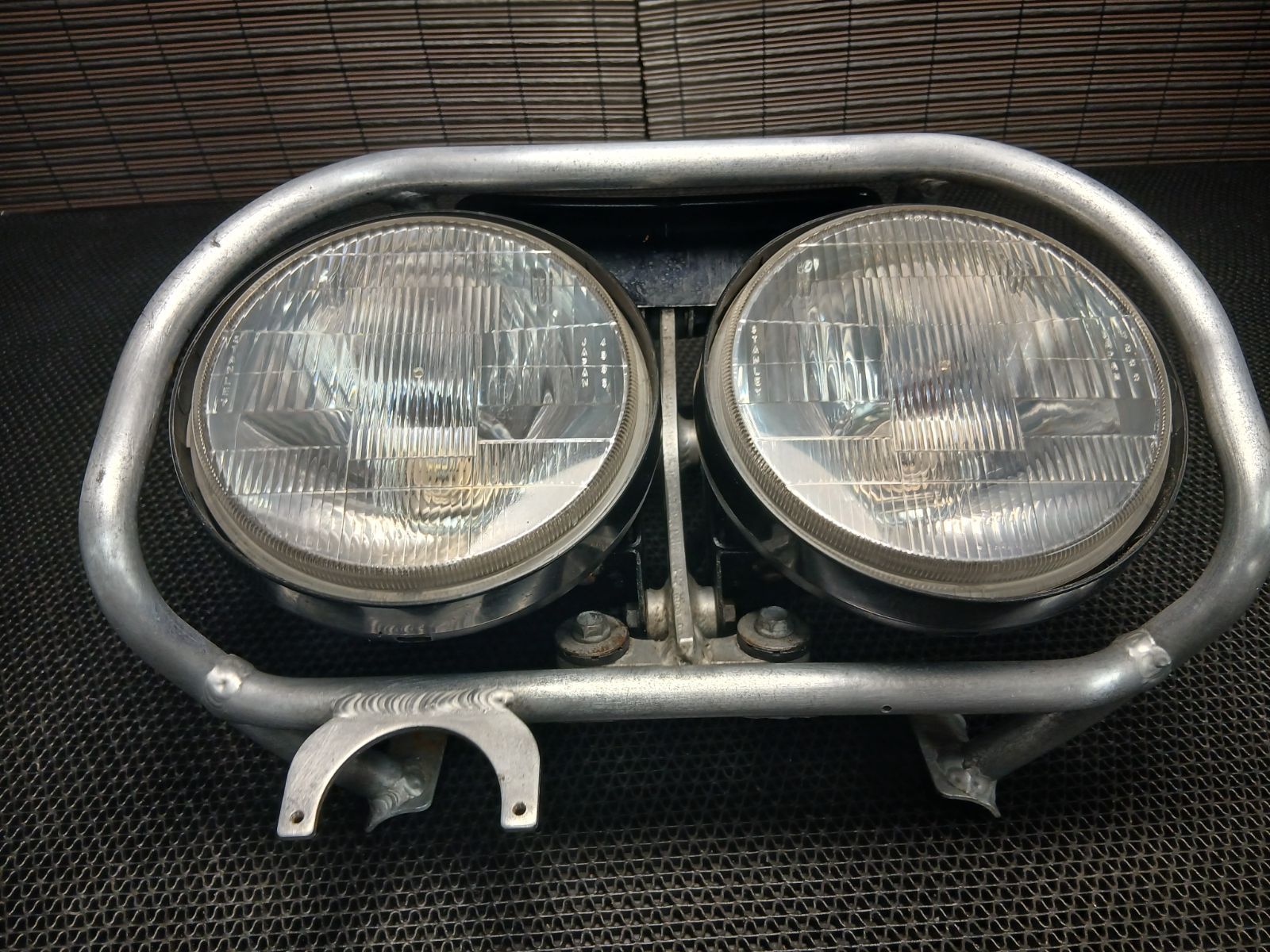 XLR250 BAJA 2眼ヘッドライト ホンダ XLR250 BAJA】希少品 純正2眼ヘッドライト デュアル
