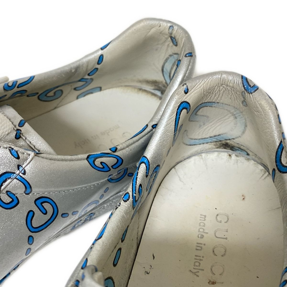 GUCCI(グッチ) スニーカー 9 レディース GGメタリックローカット