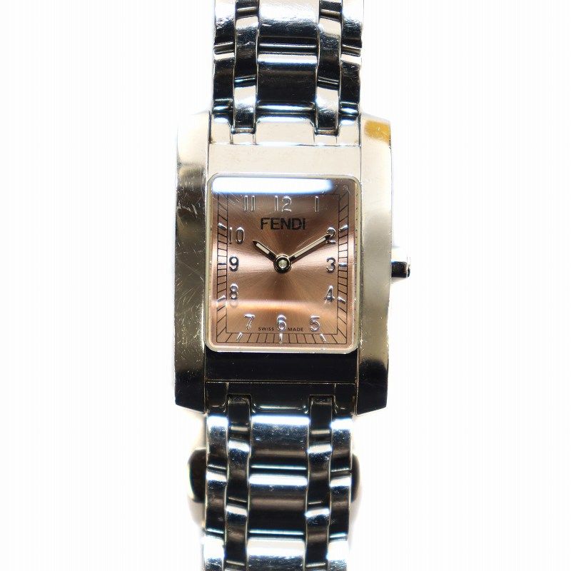 フェンディ FENDI クラシコ 腕時計 アナログ 2針 クォーツ ピンク